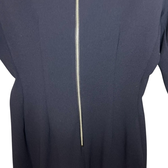 London Times Faux Wrap Dress Dark Blue Elegant size 8 - Picture 7 of 12